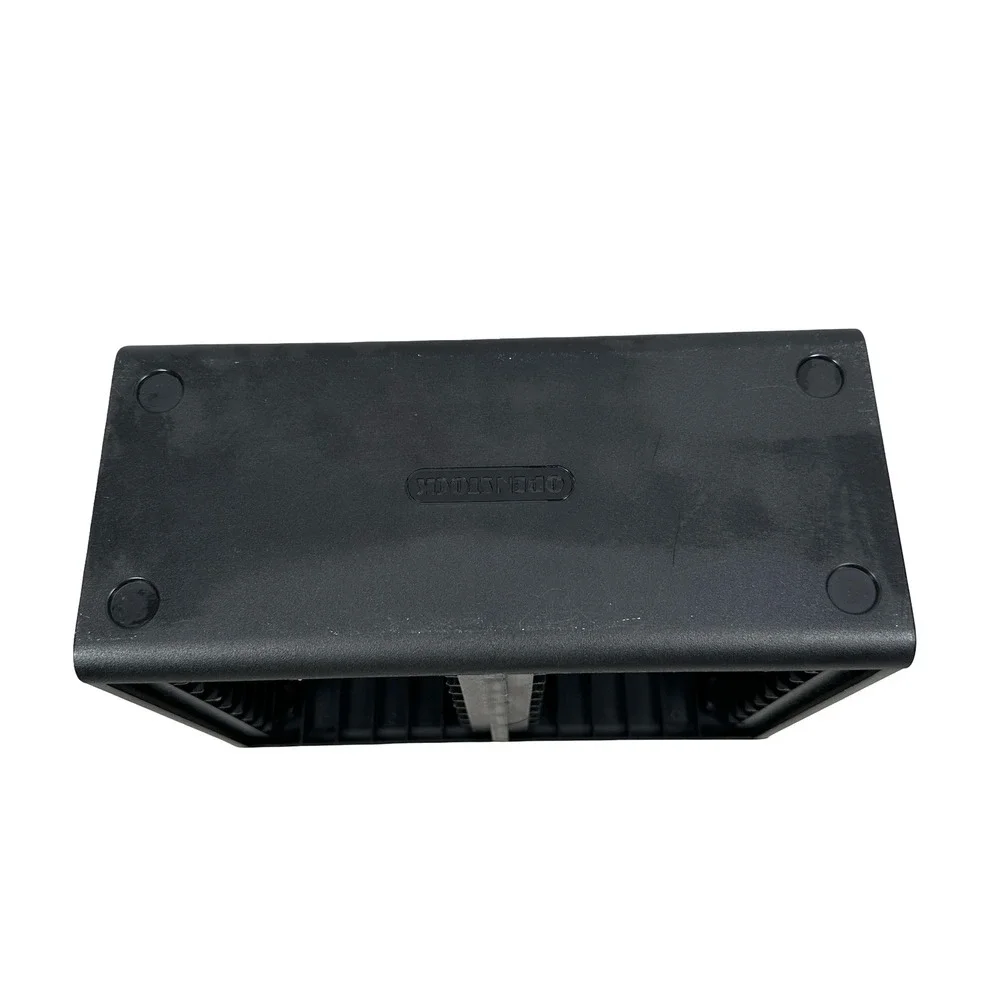 Openstock Black Plastic Double‎ Column 40 Cassette Storage Rack Stackable Media
